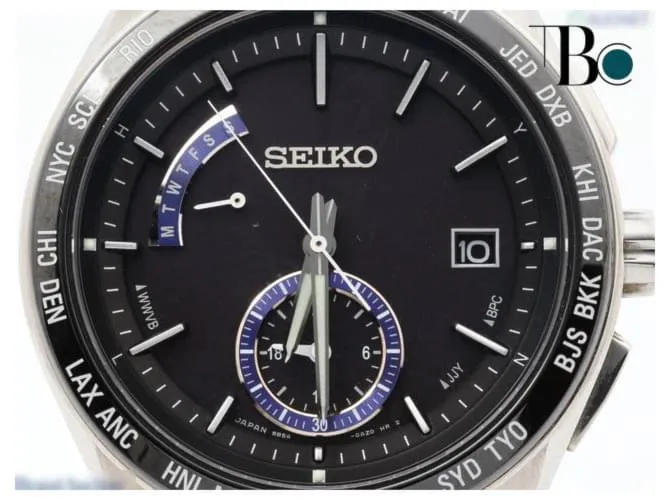 SEIKO GPS SOLAR Plata 