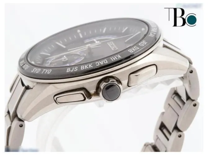 SEIKO GPS SOLAR Plata 