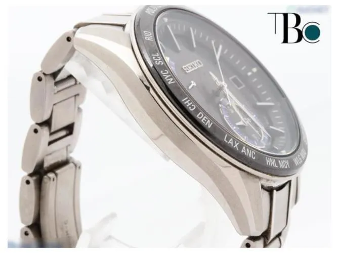 SEIKO GPS SOLAR Plata 