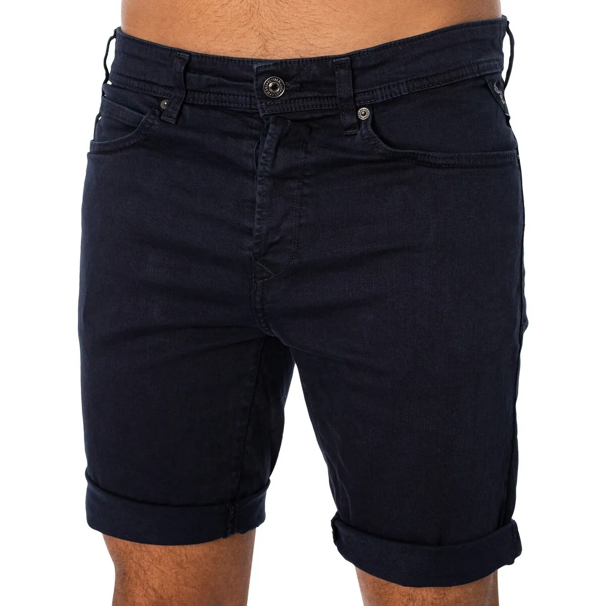 Shorts De Mezclilla Tapered