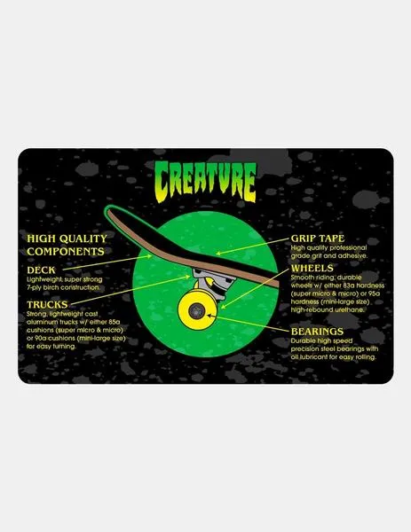 Skate Completo CREATURE LOGO FULL 8.0' x 31.25'