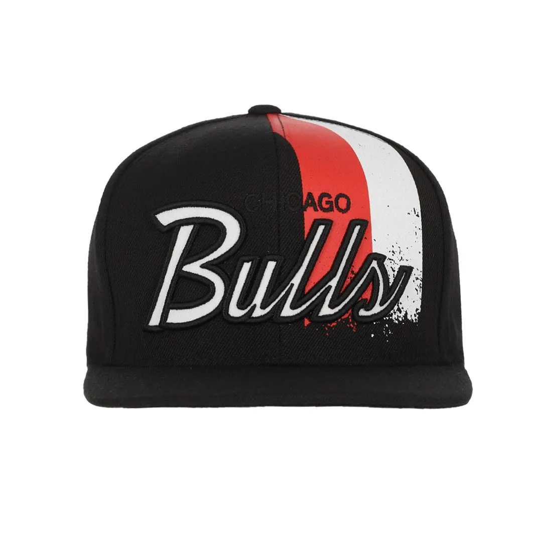 Snapback Mitchell & Ness NBA Chicago Bulls Black/Red/White