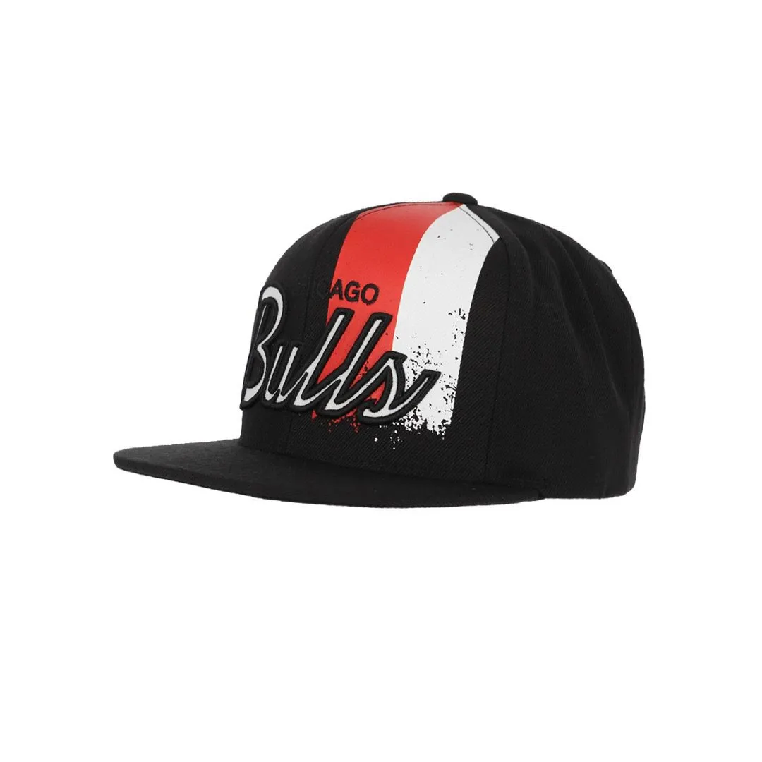 Snapback Mitchell & Ness NBA Chicago Bulls Black/Red/White