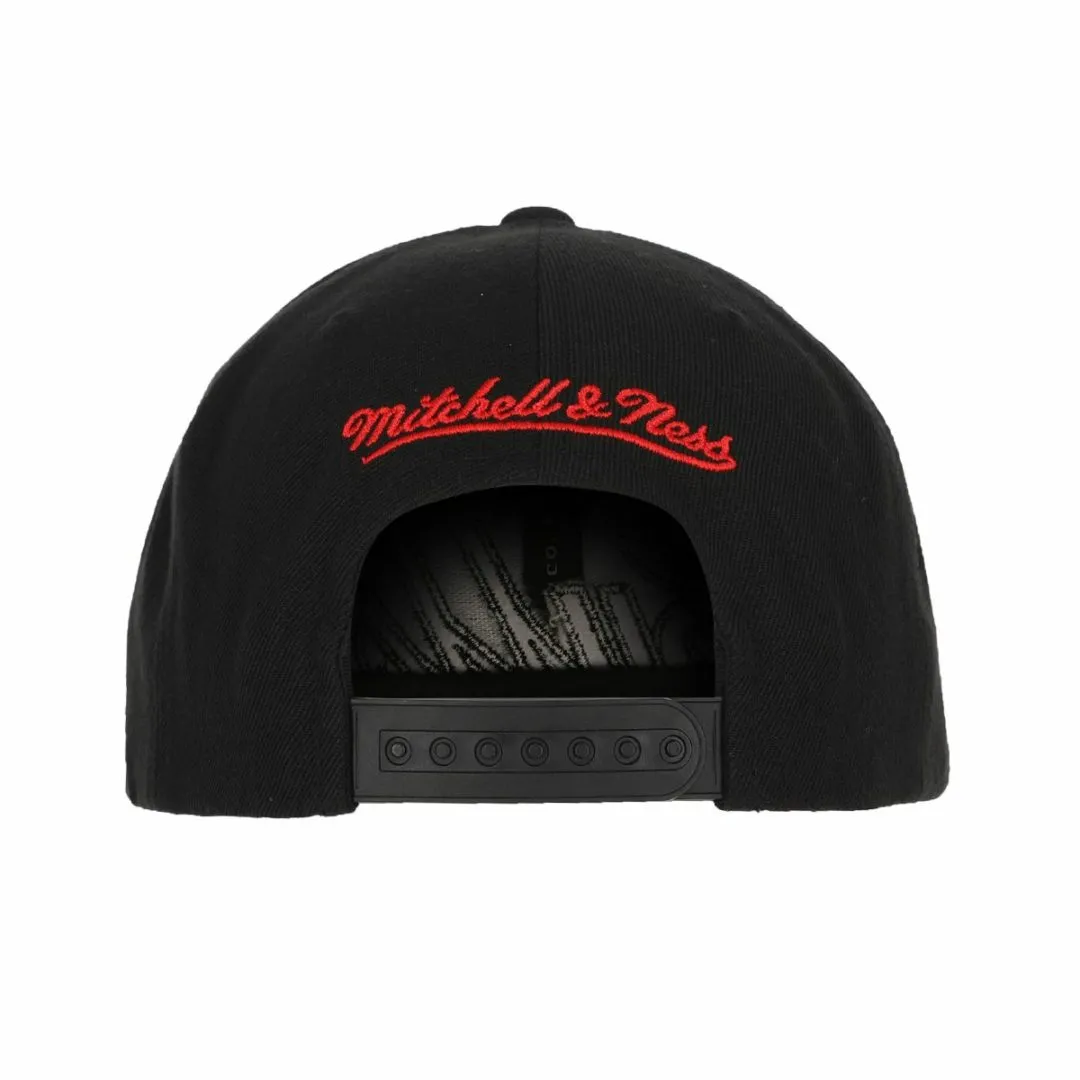 Snapback Mitchell & Ness NBA Chicago Bulls Black/Red/White