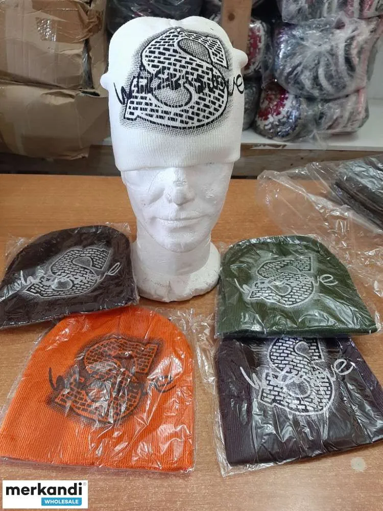 Sombreros de invierno para hombre, nuevas bolsas de mercancía