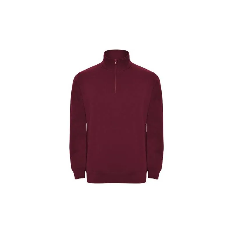 Sudadera con media cremallera y cuello alto Aneto