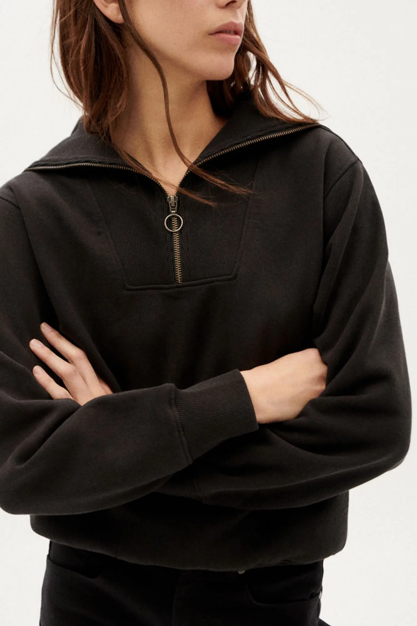 Sudadera de algodón orgánico REBECA