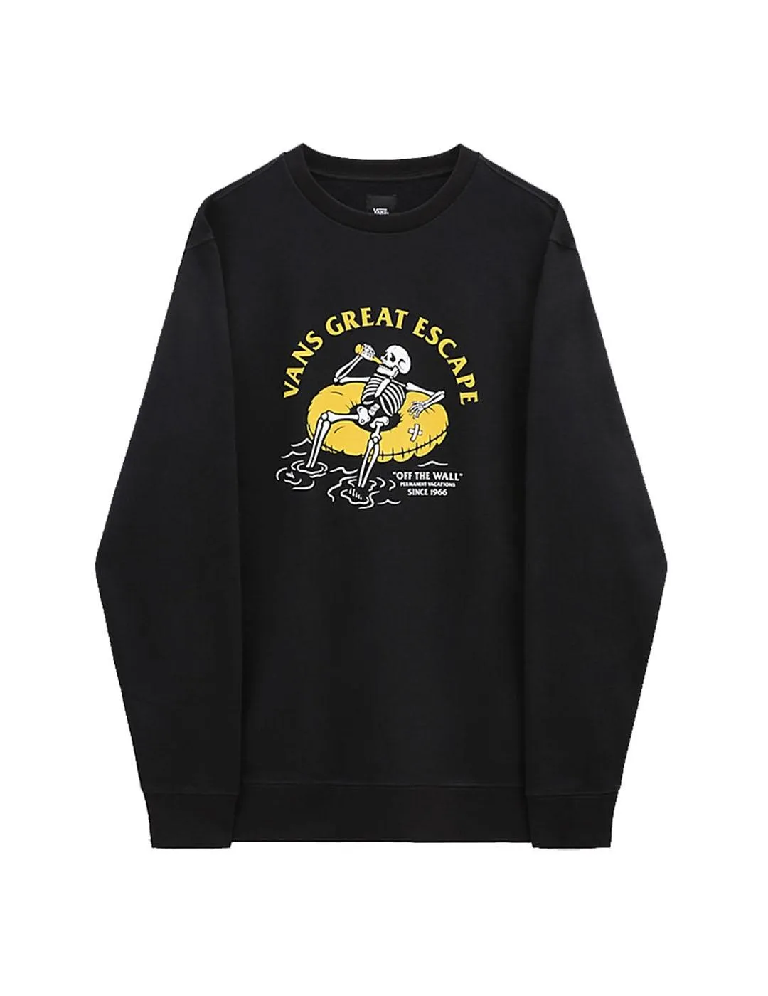 Sudadera Hombre Vans Permanent Vacation Negra