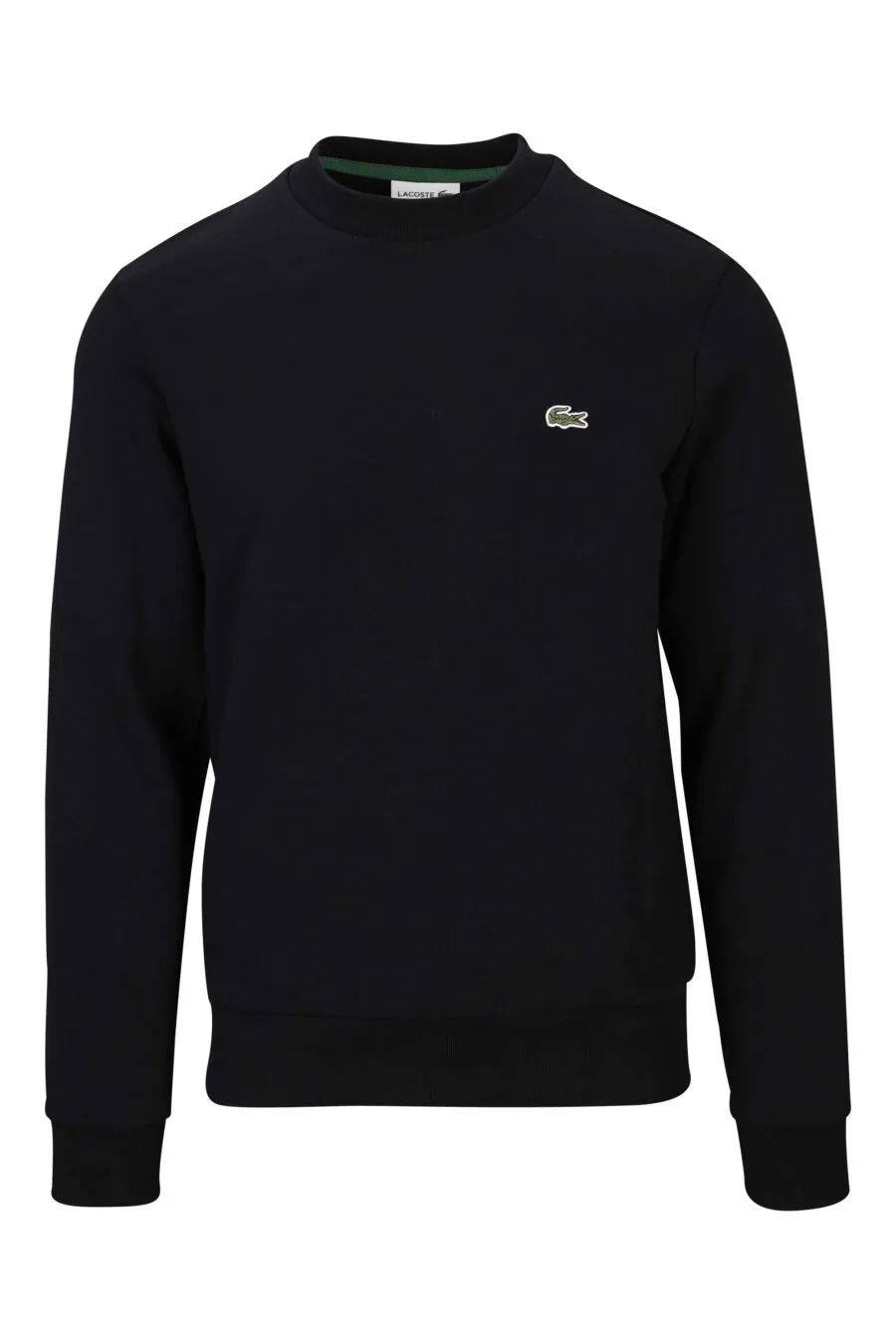 Sudadera negra con minilogo 