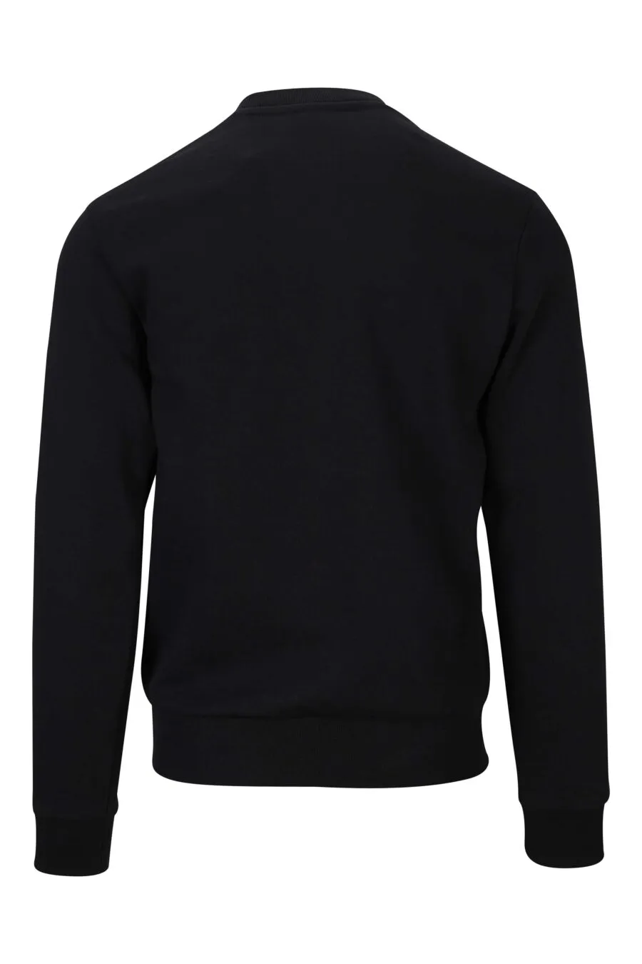 Sudadera negra con minilogo 