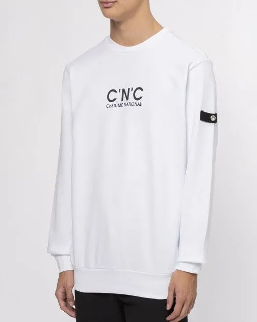 Sweatshirt Costume National Contemporary NMF37025FE Blanco