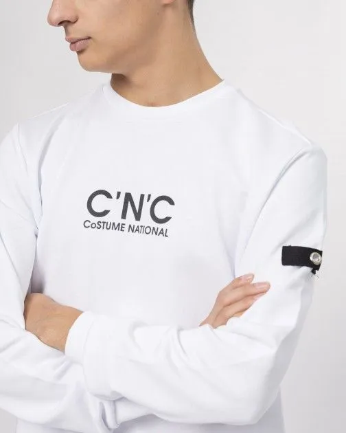 Sweatshirt Costume National Contemporary NMF37025FE Blanco