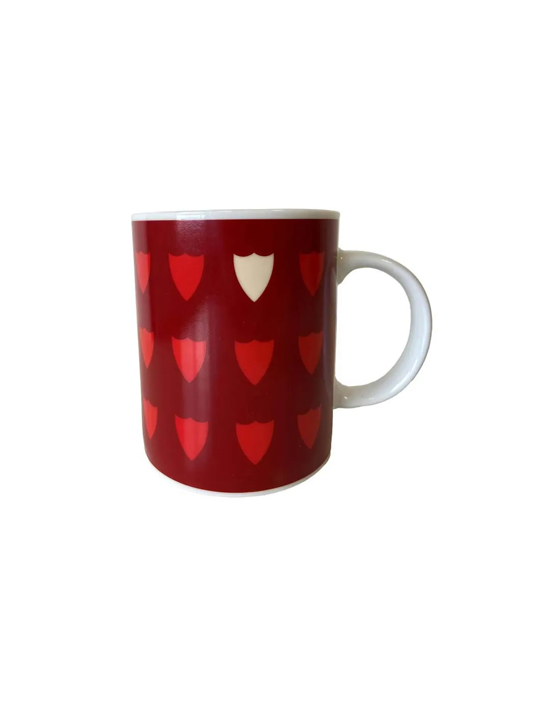 Taza porcelana Sevilla FC formato mini escudos caja regalo