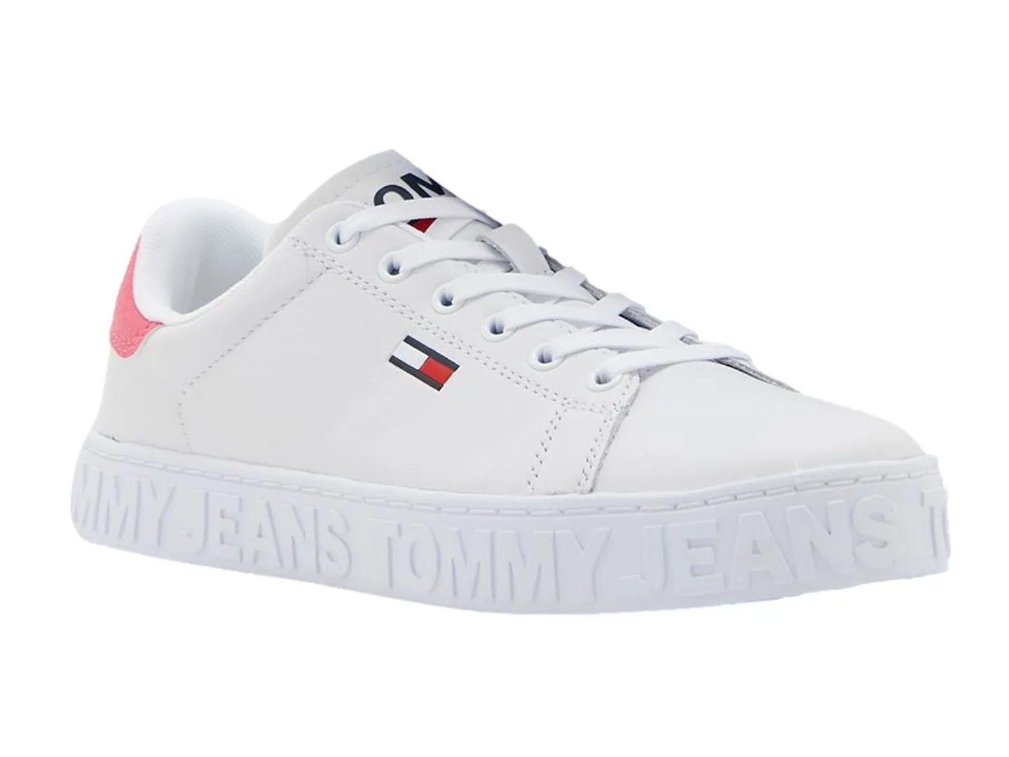 Tenis Tommy Hilfiger Pop Blanco Para Mujer