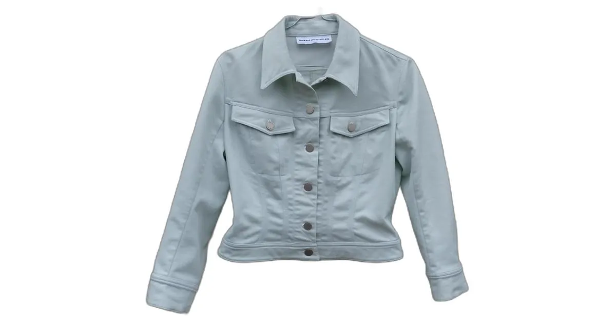 Thierry Mugler Chaquetas Verde claro 