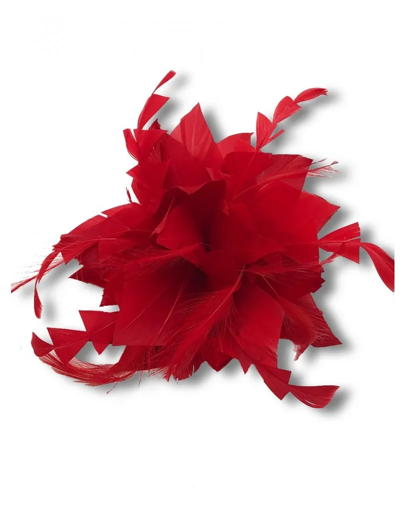 TOCADOS BODAS Y CEREMONIAS, ELEGANTE DISEÑO EN ROJO