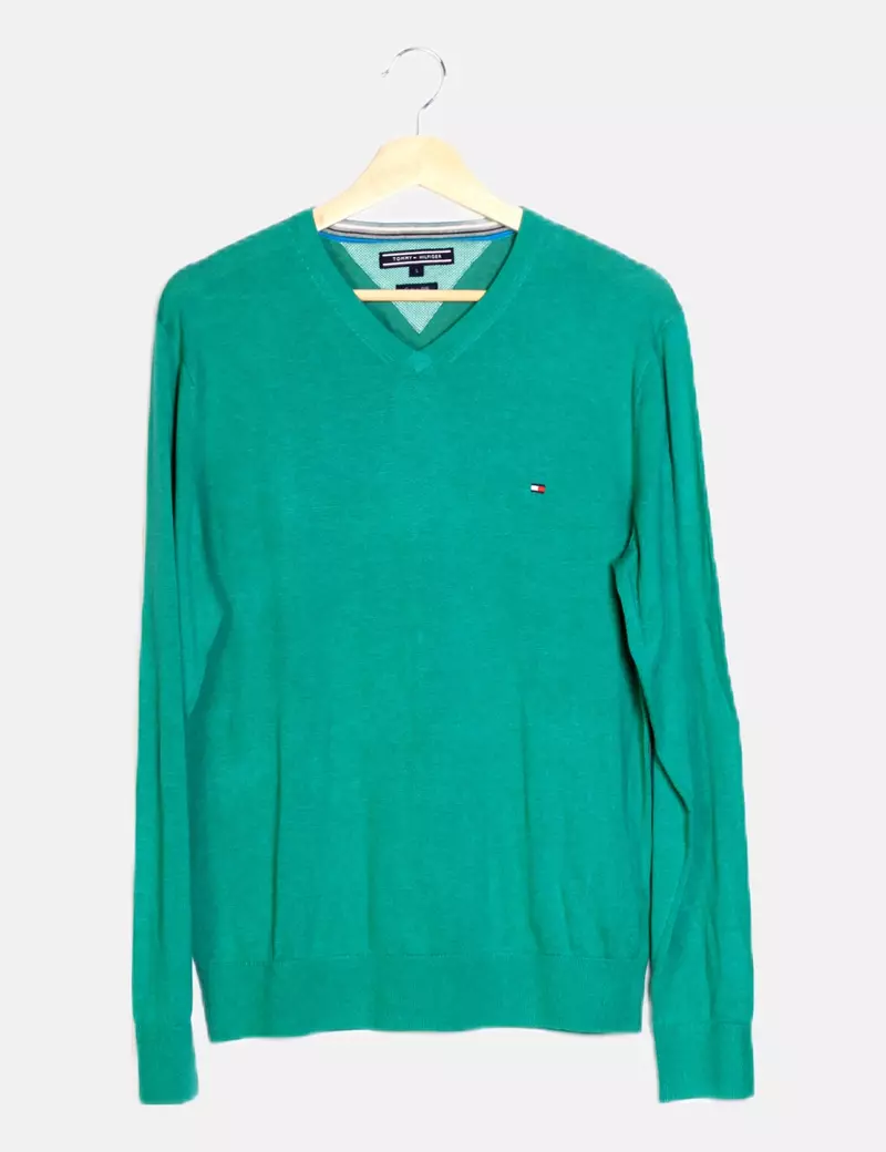 Tommy Hilfiger Jersey verde punto