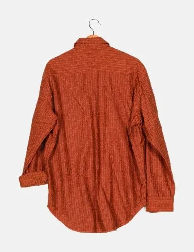 Tommy Hilfiger Sobrecamisa naranja jaspeada