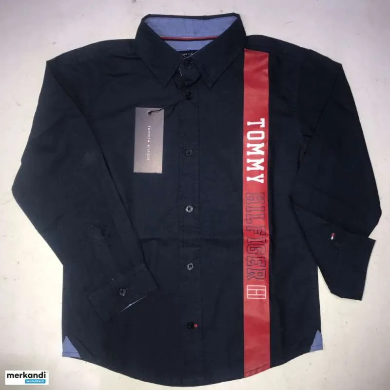 TOMMY HILFIGER BOYS WOVEN L/S SHIRTS OFERTAS DE ACCIONES DESCUENTOS EN VENTA.