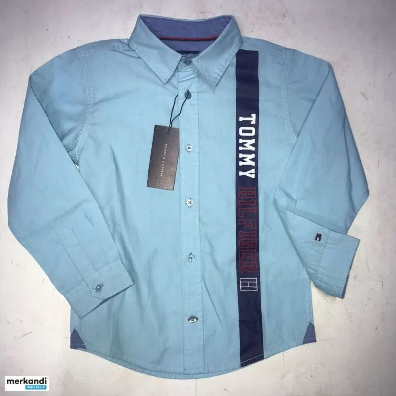 TOMMY HILFIGER BOYS WOVEN L/S SHIRTS OFERTAS DE ACCIONES DESCUENTOS EN VENTA.