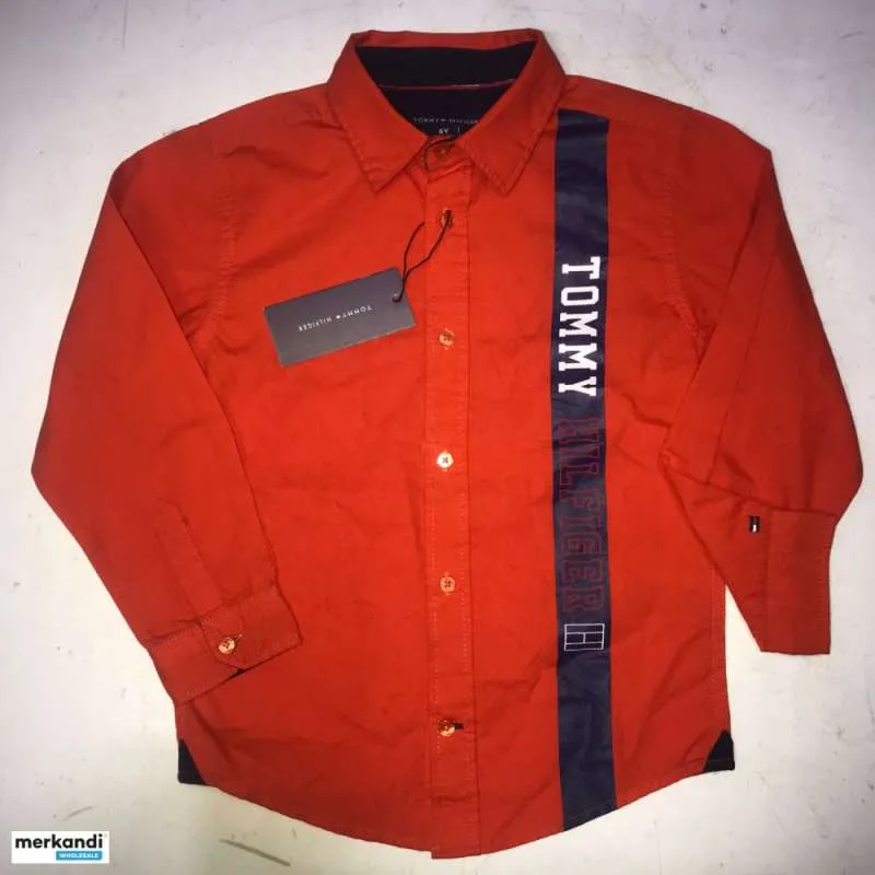 TOMMY HILFIGER BOYS WOVEN L/S SHIRTS OFERTAS DE ACCIONES DESCUENTOS EN VENTA.