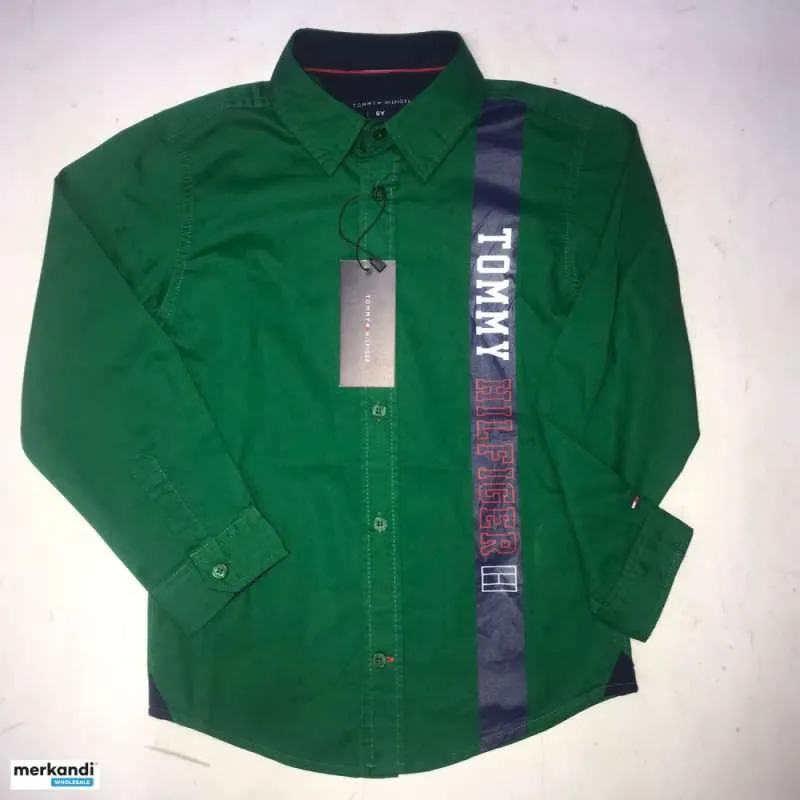 TOMMY HILFIGER BOYS WOVEN L/S SHIRTS OFERTAS DE ACCIONES DESCUENTOS EN VENTA.