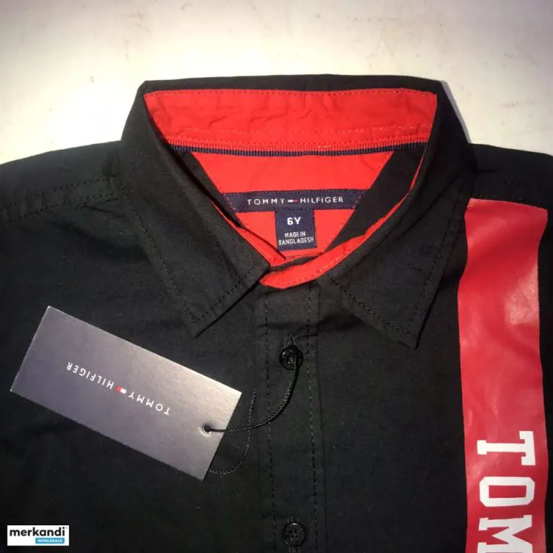 TOMMY HILFIGER BOYS WOVEN L/S SHIRTS OFERTAS DE ACCIONES DESCUENTOS EN VENTA.