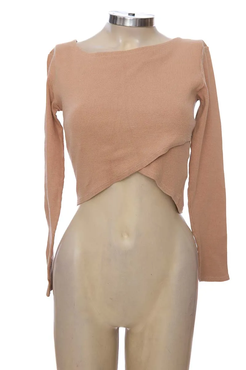 TOP / CAMISETA COLOR BEIGE  SEVEN SEVEN