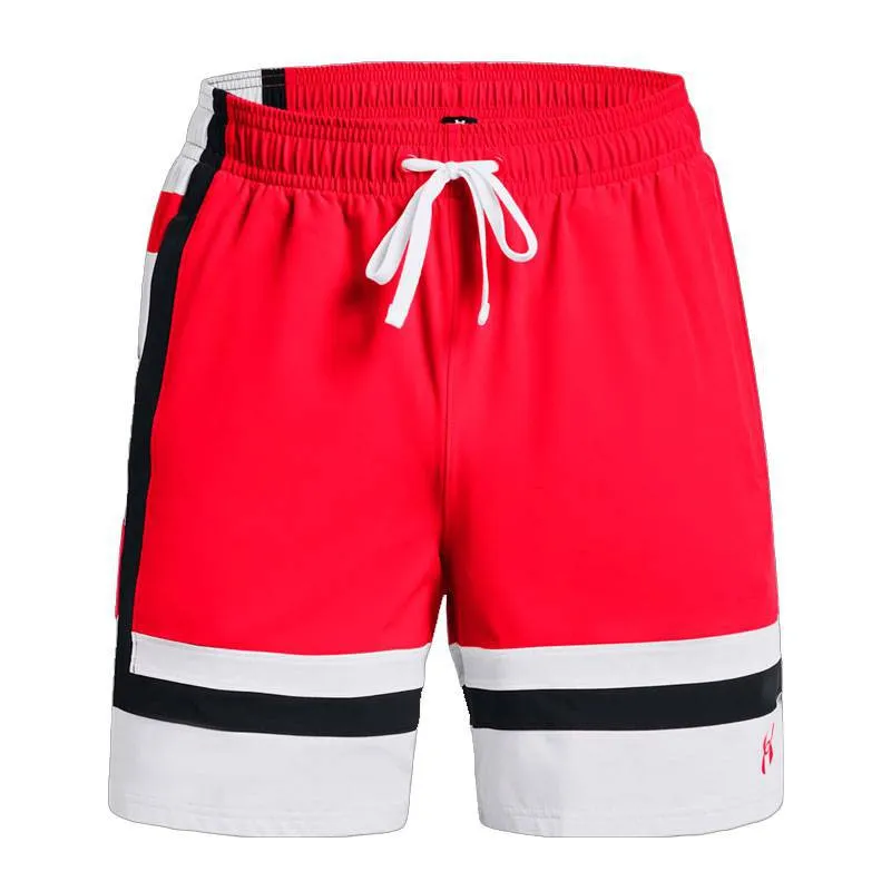 UA BASELINE WOVEN SHORT ROJO
