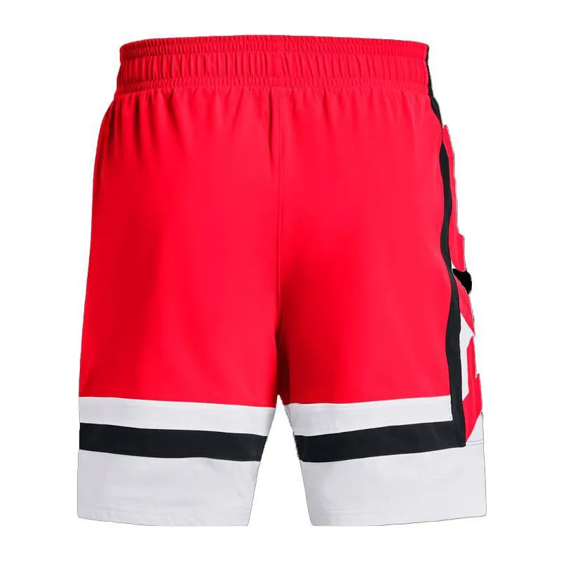 UA BASELINE WOVEN SHORT ROJO