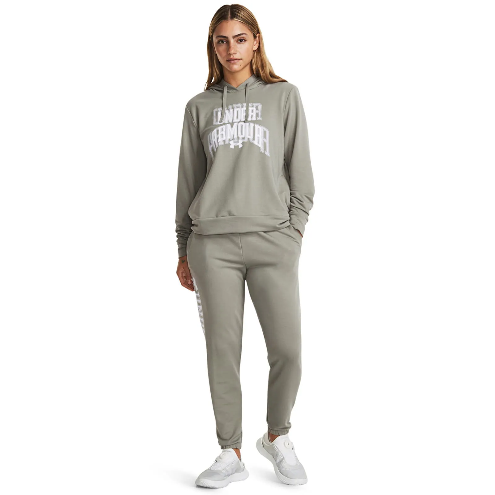 Under Armour Rival Terry Graphic Grove Green