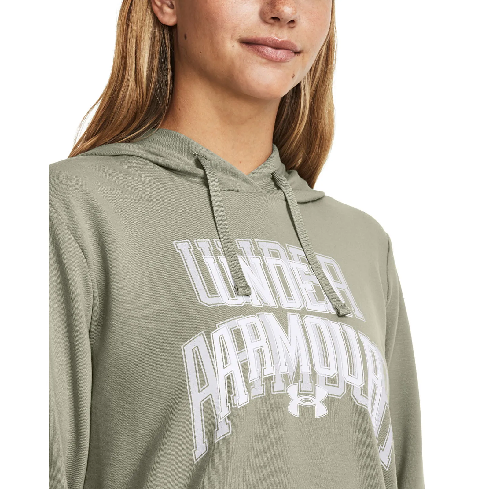 Under Armour Rival Terry Graphic Grove Green
