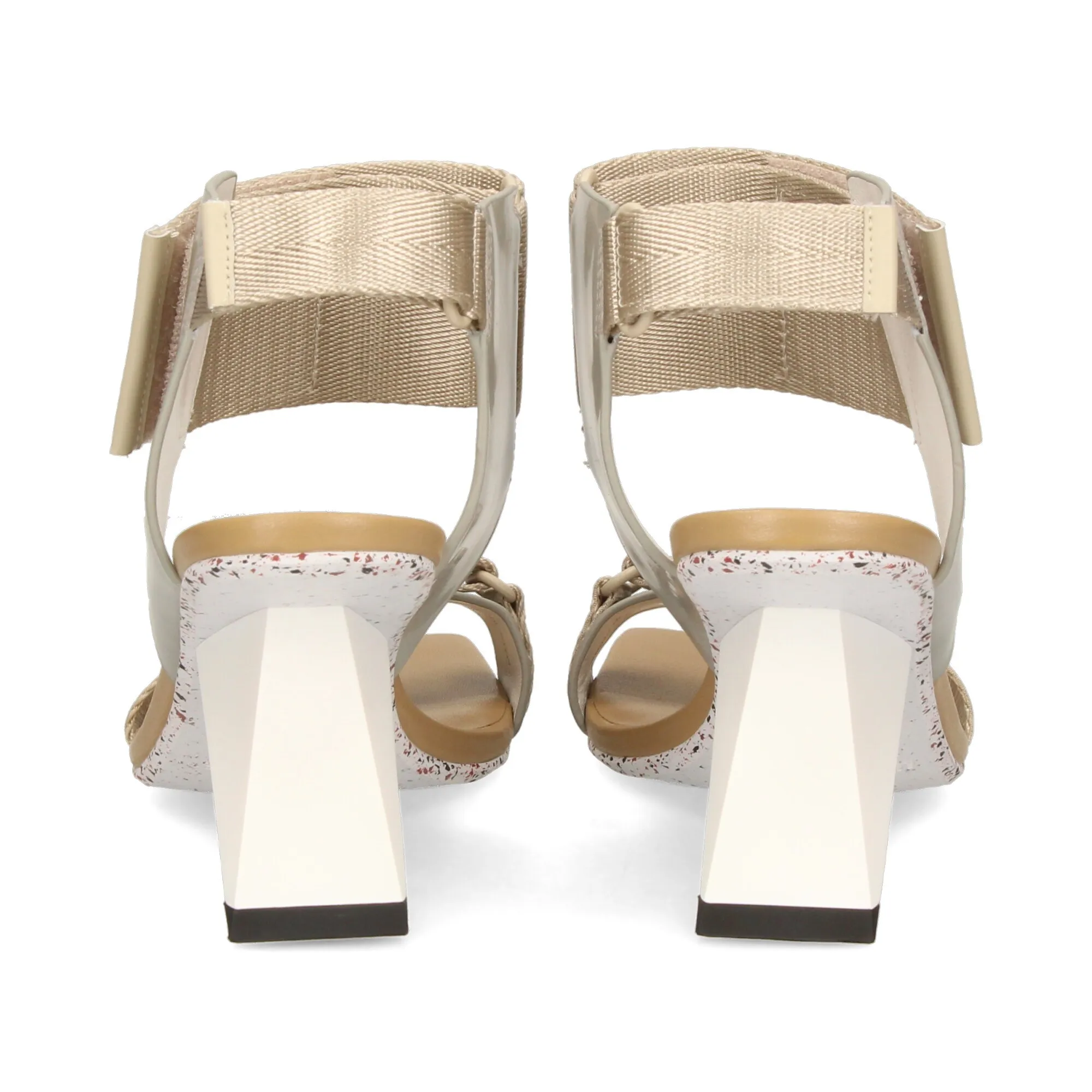 UNITED NUDE Sandalias con tacón de Mujer NATURAL