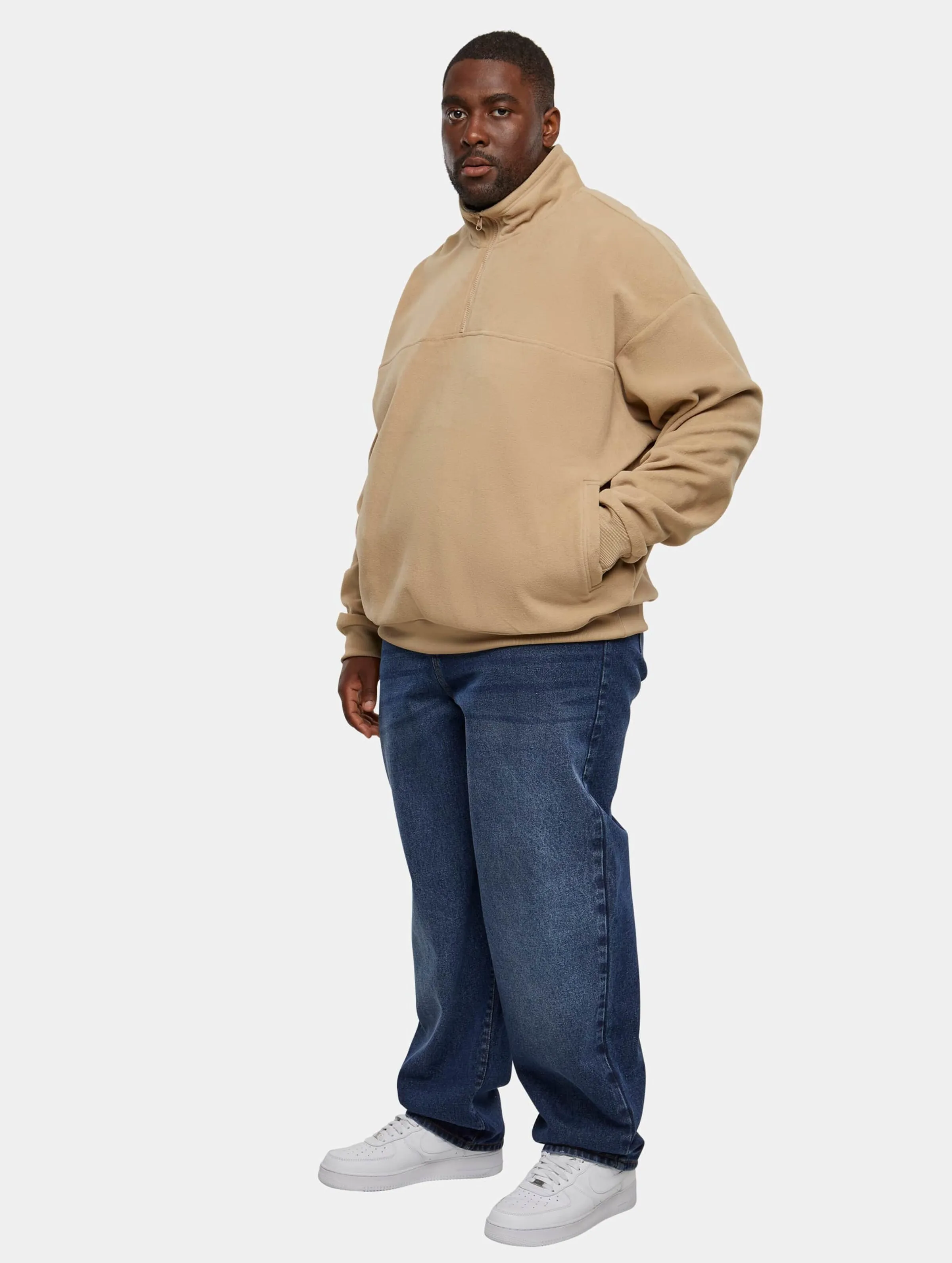 Urban Classics Basic Polar Fleece Troyer