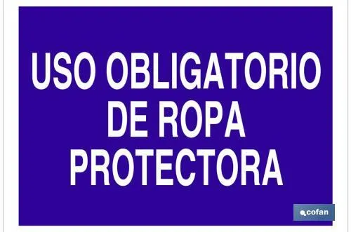 Uso obligatorio de ropa ajustada