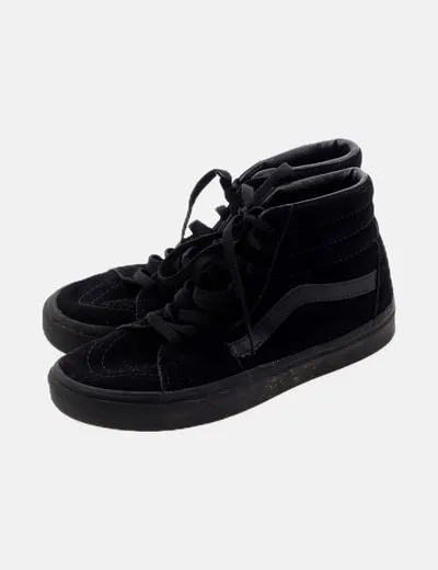 Vans Zapatilla abotinada negra básica