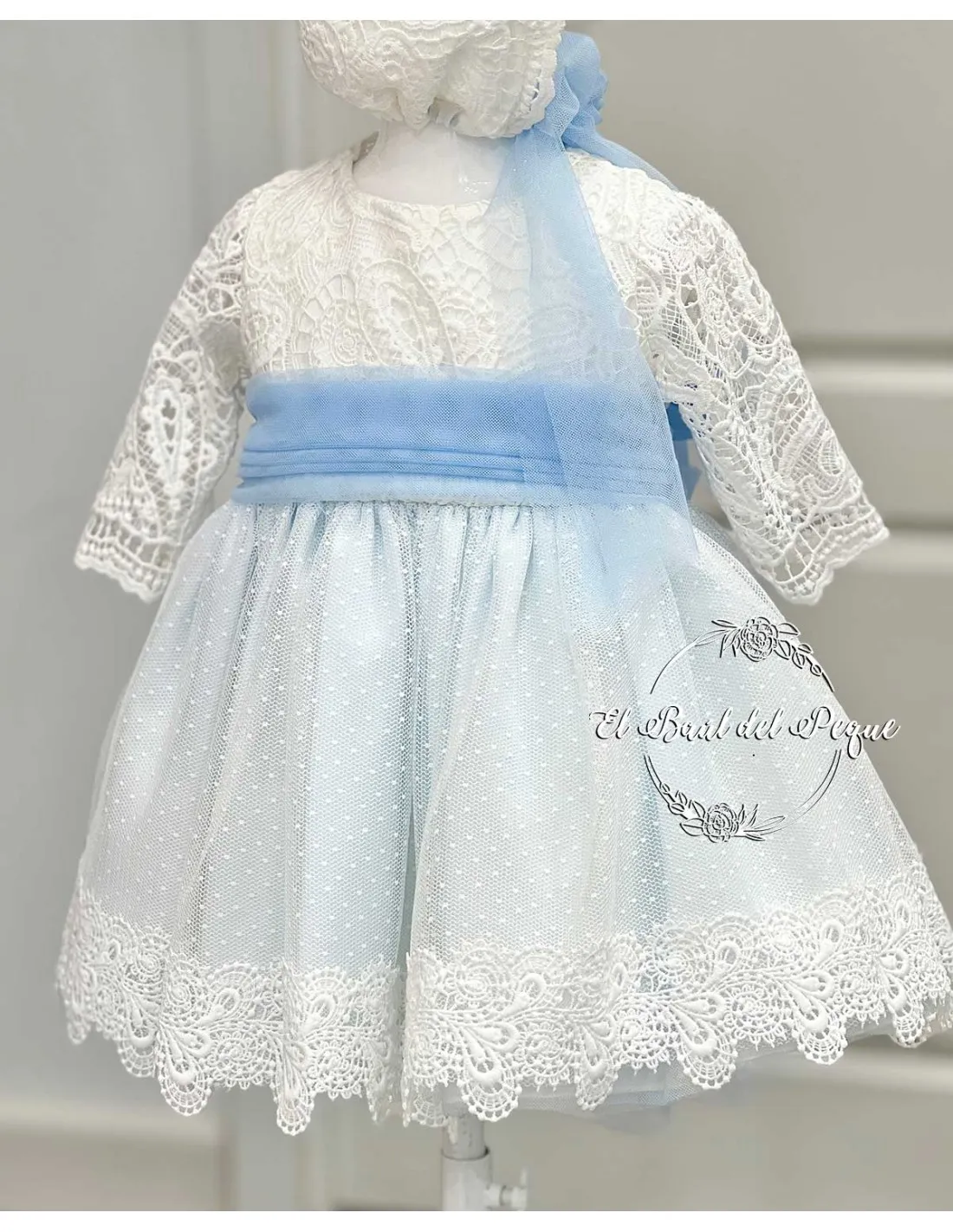 Vestido Capota y Braga Ceremonia Chus Rodríguez Florencia