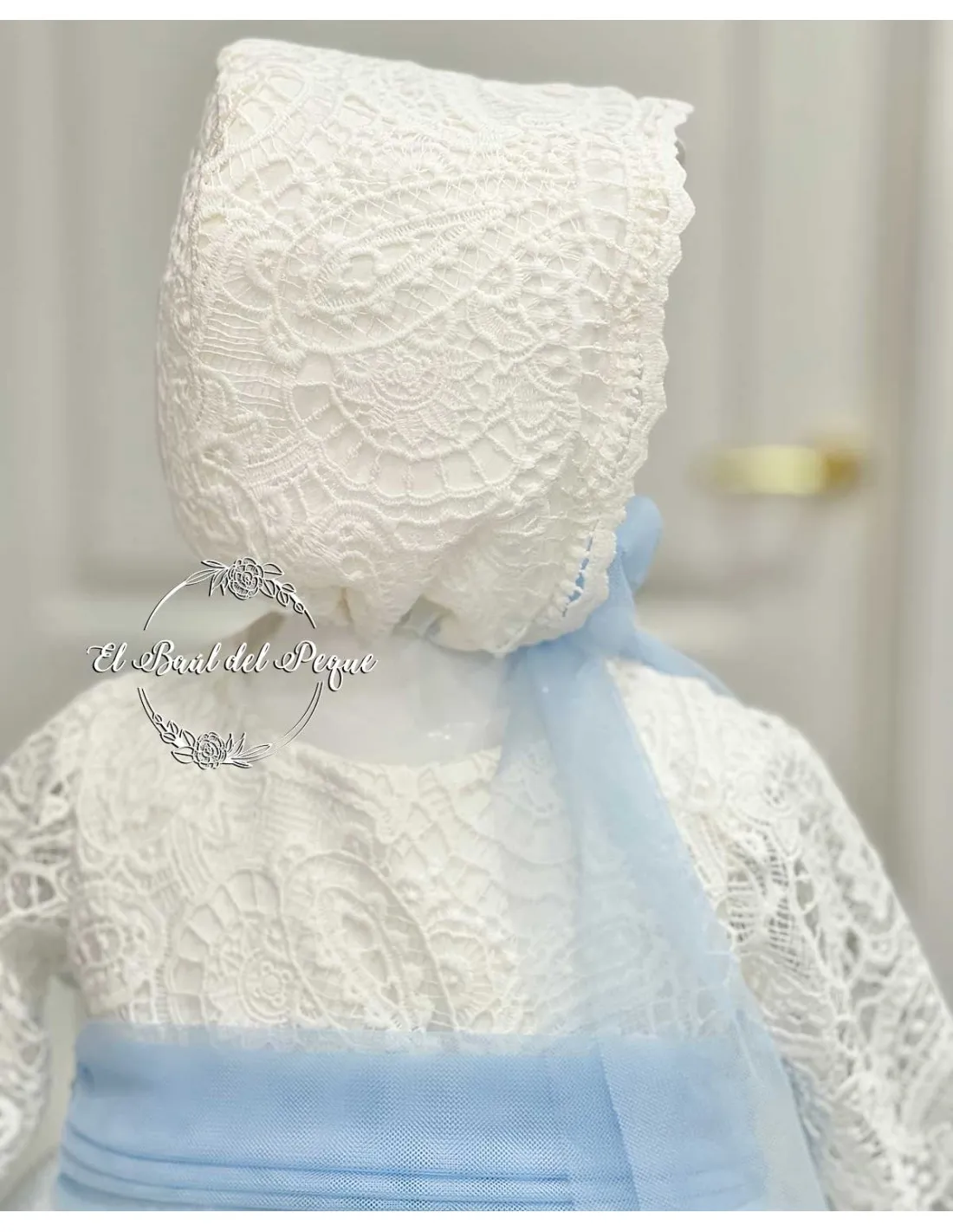 Vestido Capota y Braga Ceremonia Chus Rodríguez Florencia