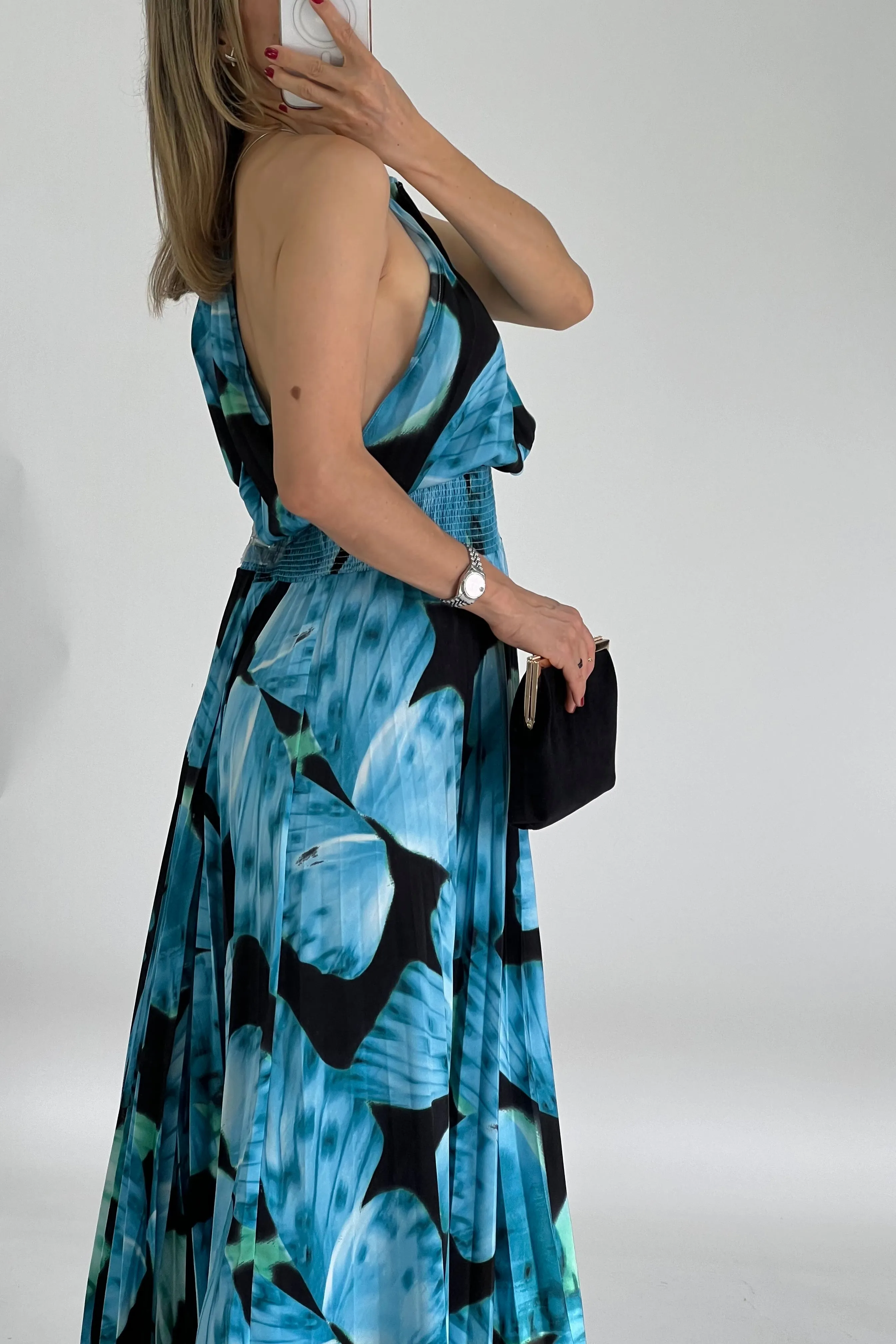 VESTIDO CORTE CINTURA ESTAMPADO
