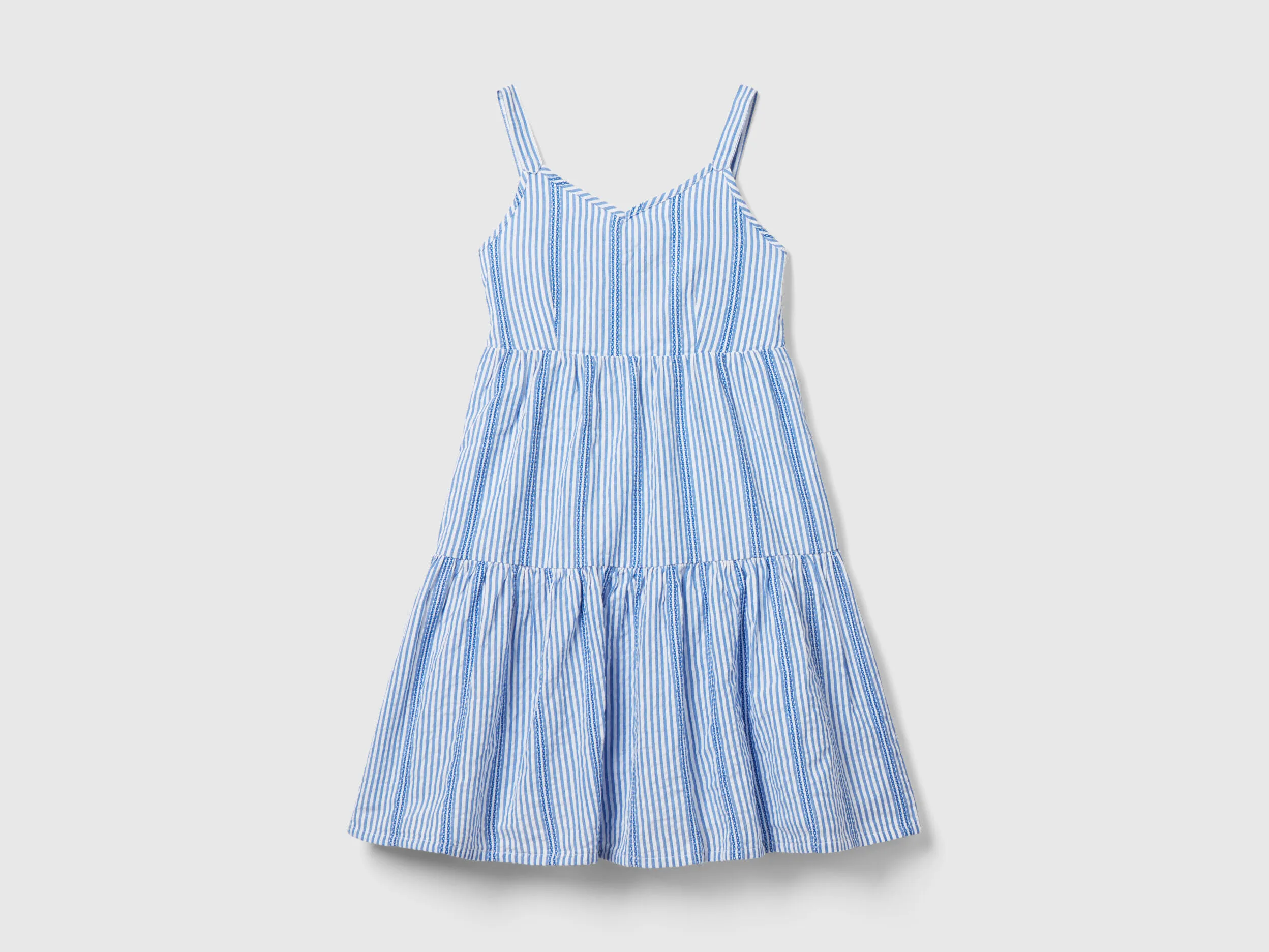 Vestido de rayas de algodón ligero
