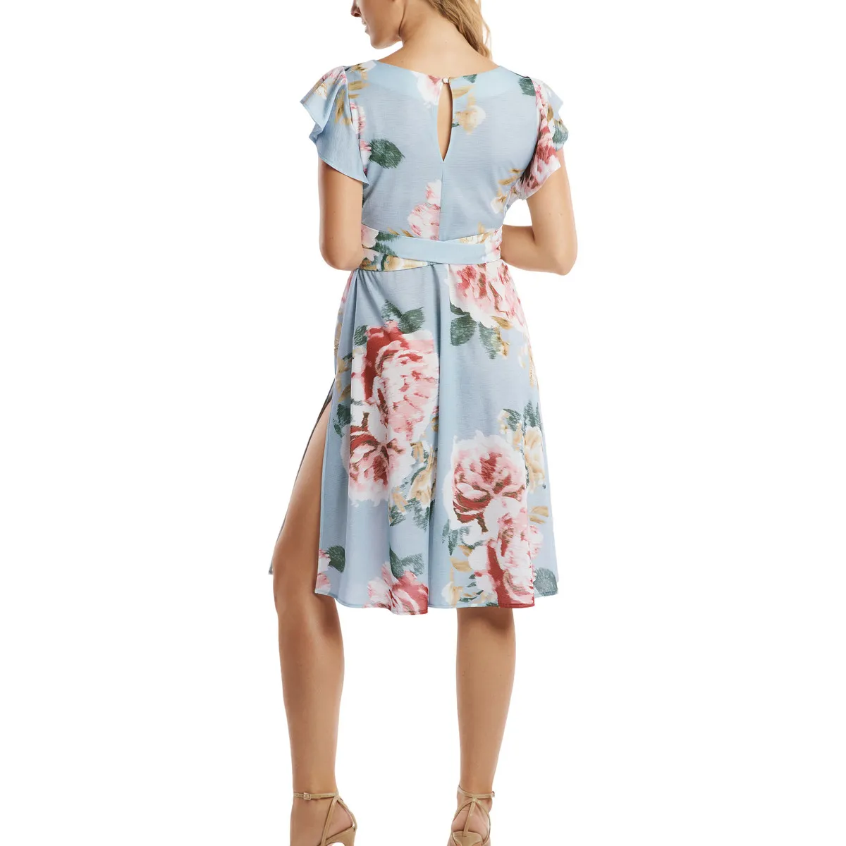 Vestido de verano manga corta Hawaii