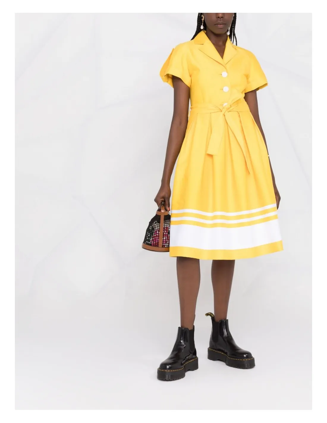 Vestido Striped Gaba