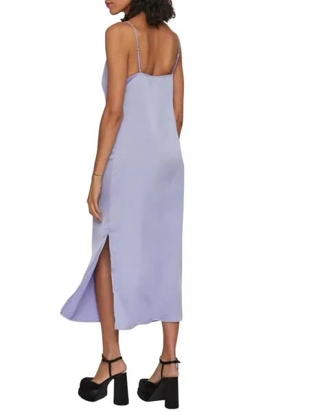 Vestido Vila Ellette Lila para Mujer
