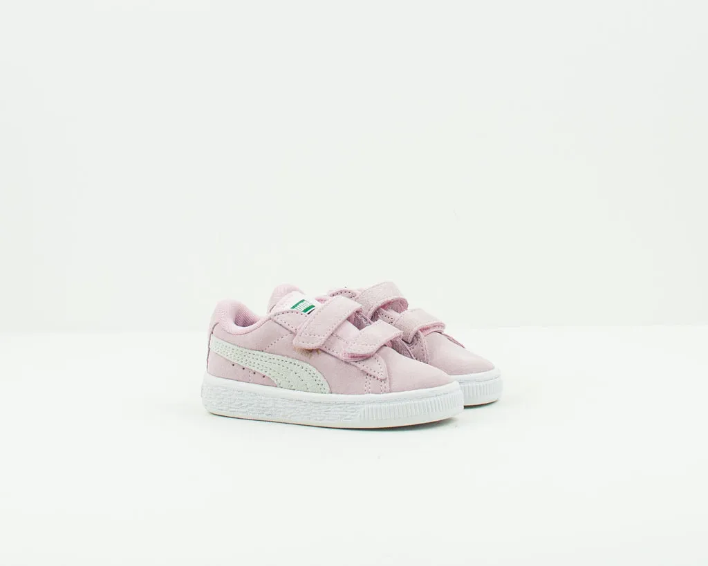 ZAPATILLA DE NIÑA  PUMA  SUEDE 2 STRAPS INF PINK LADY TEAM GOLD 356274 23