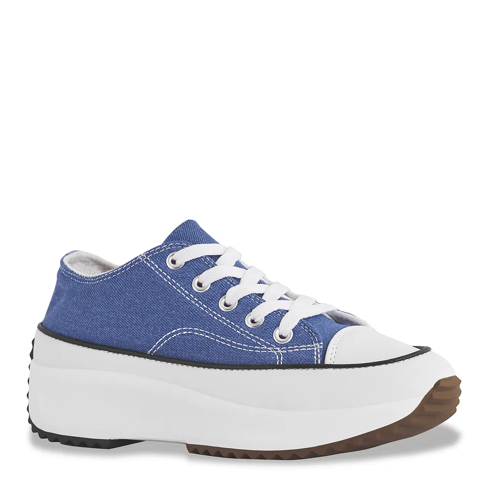 Zapatilla Lona 02 Mezclilla sin Caña