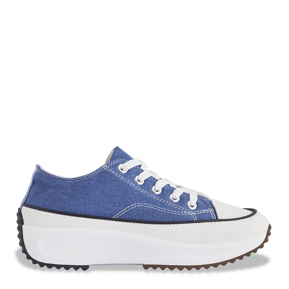 Zapatilla Lona 02 Mezclilla sin Caña