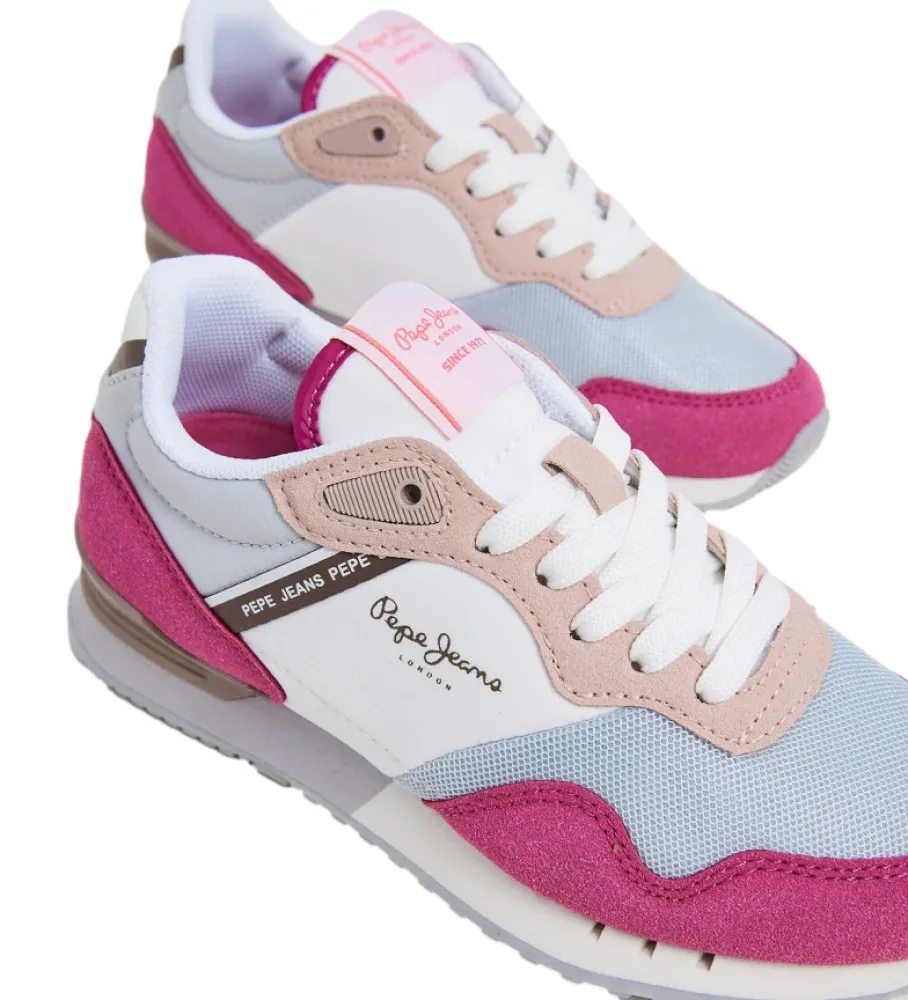 Zapatillas London Urban blanco, lila