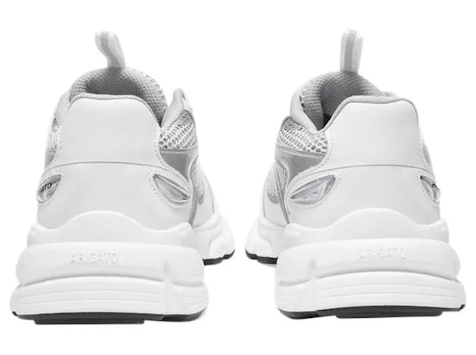 ZAPATILLAS MARATHON  AXEL ARIGATO  PIEL  BLANCO/PLATA 