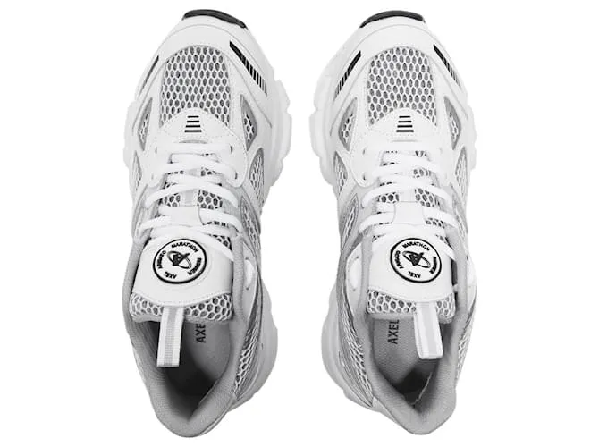 ZAPATILLAS MARATHON  AXEL ARIGATO  PIEL  BLANCO/PLATA 