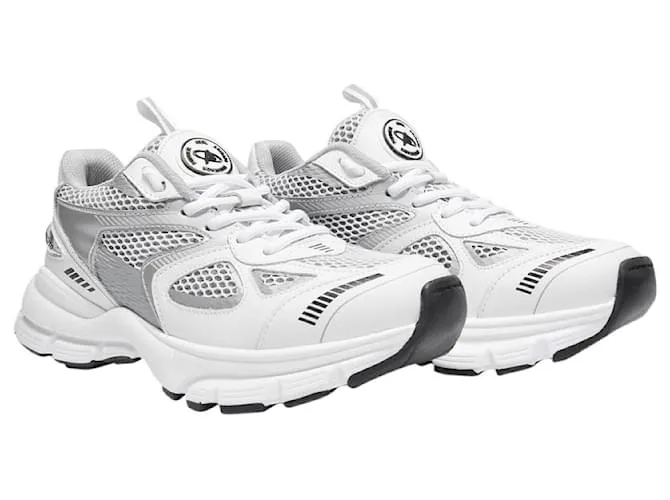 ZAPATILLAS MARATHON  AXEL ARIGATO  PIEL  BLANCO/PLATA 